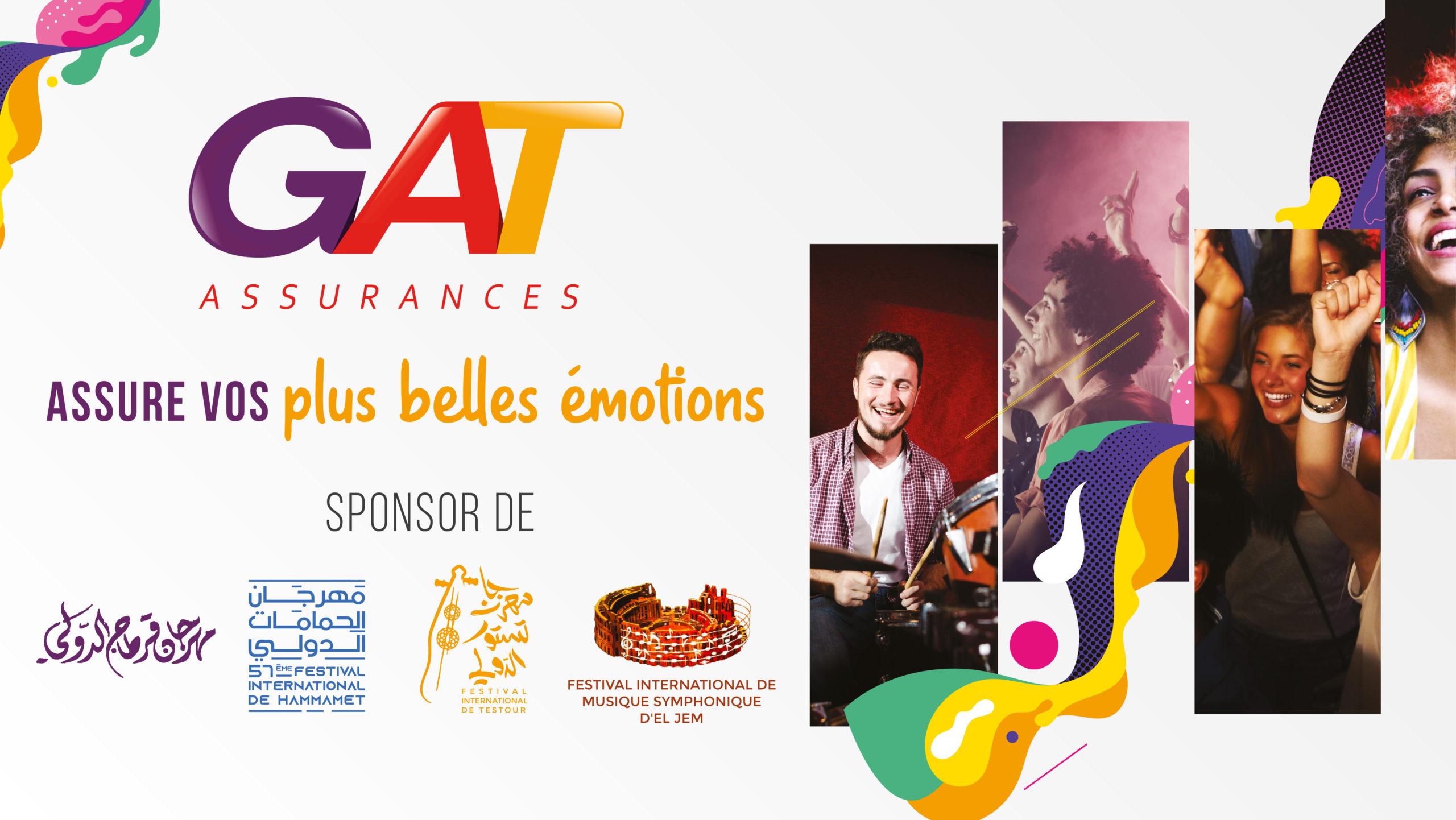 GAT ASSURANCES renforce son engagement envers la culture en étant le partenaire privilégié des festivals et événements estivaux