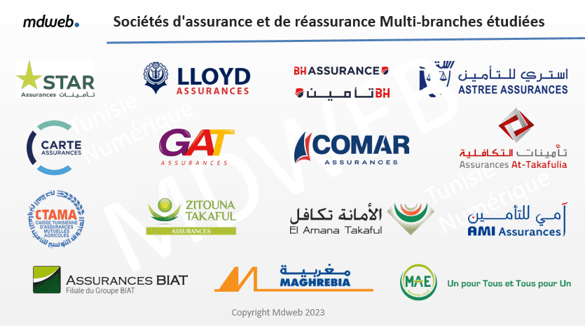 Exclusif- MDWEB : Classement des sociétés d’assurance sur le web et Facebook (Juillet 2023)