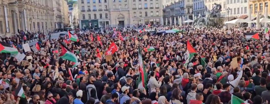 Manifestations de soutien aux palestiniens à Londres, Paris et Zurich : des milliers de participants...