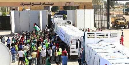 Gaza : Israël autorise le passage de 50 camions d’aide par Rafah