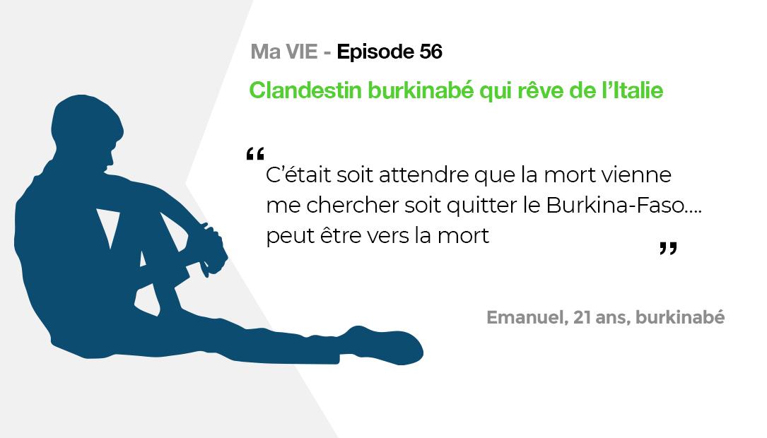 Ma vie: Clandestin burkinabé qui rêve de l’Italie