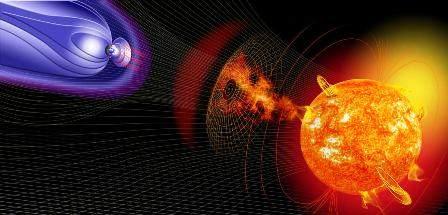 La terre soumise ce jour à une forte tempête magnétique