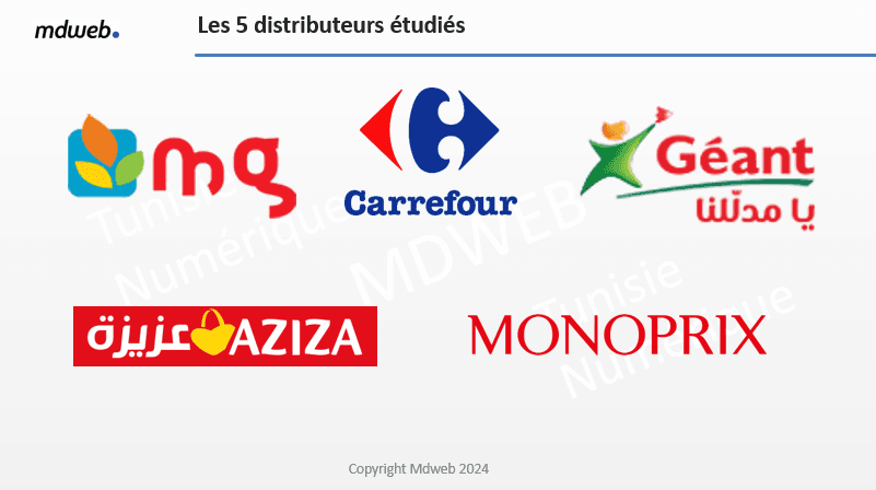 Mdweb : Classement des enseignes de la grande distribution sur le web et les médias...