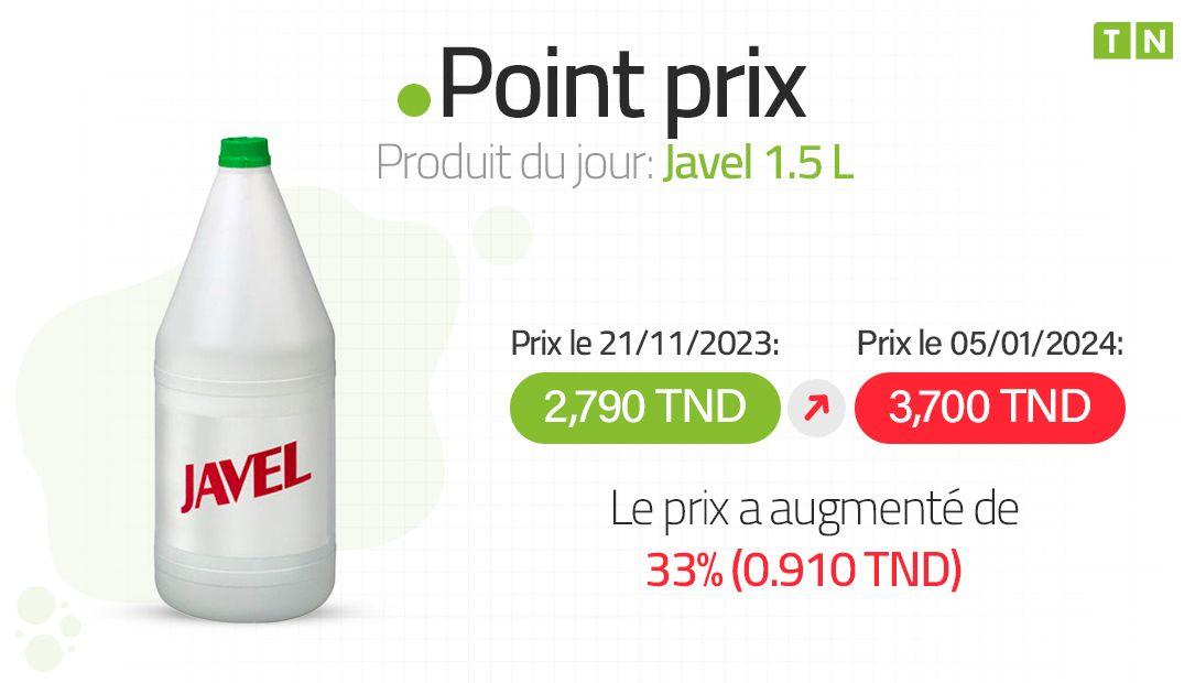 Point Prix : L’eau de Javel augmente de 33%