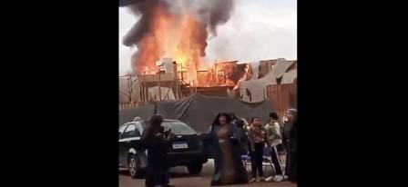 Le Caire : Un nouvel incendie dévaste un studio de tournage d’un feuilleton de Ramadan