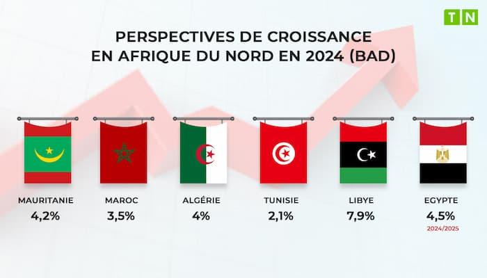 Perspectives de croissance en Afrique du Nord en 2024