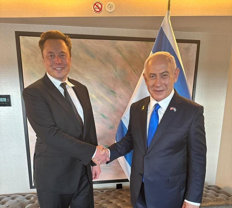 Rencontre entre Netanyahu et Elon Musk à Washington