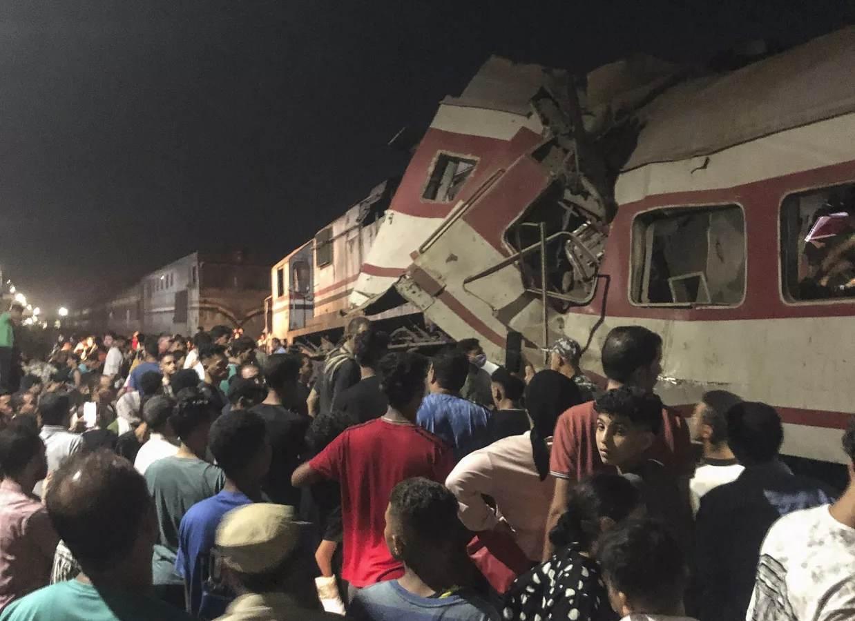 Égypte : au moins 3 morts et 49 blessés dans une collision de trains à...