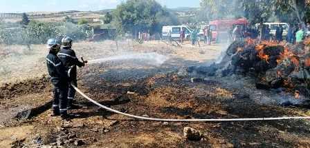 Tunisie – Fernana : Mort d’un enfant tombé dans une meule de foin en feu