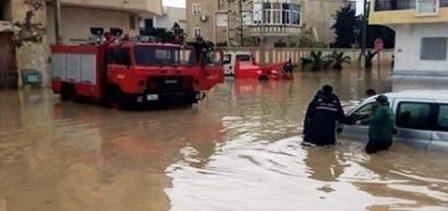 Tunisie – Intempéries : Principales interventions de la protection civile aujourd’hui