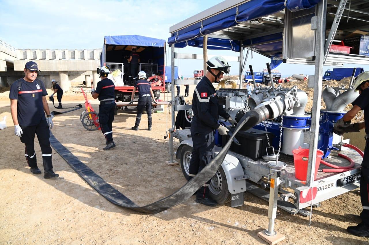 Protection civile: Des dizaines d’opérations de pompage d’eau à cause des pluies