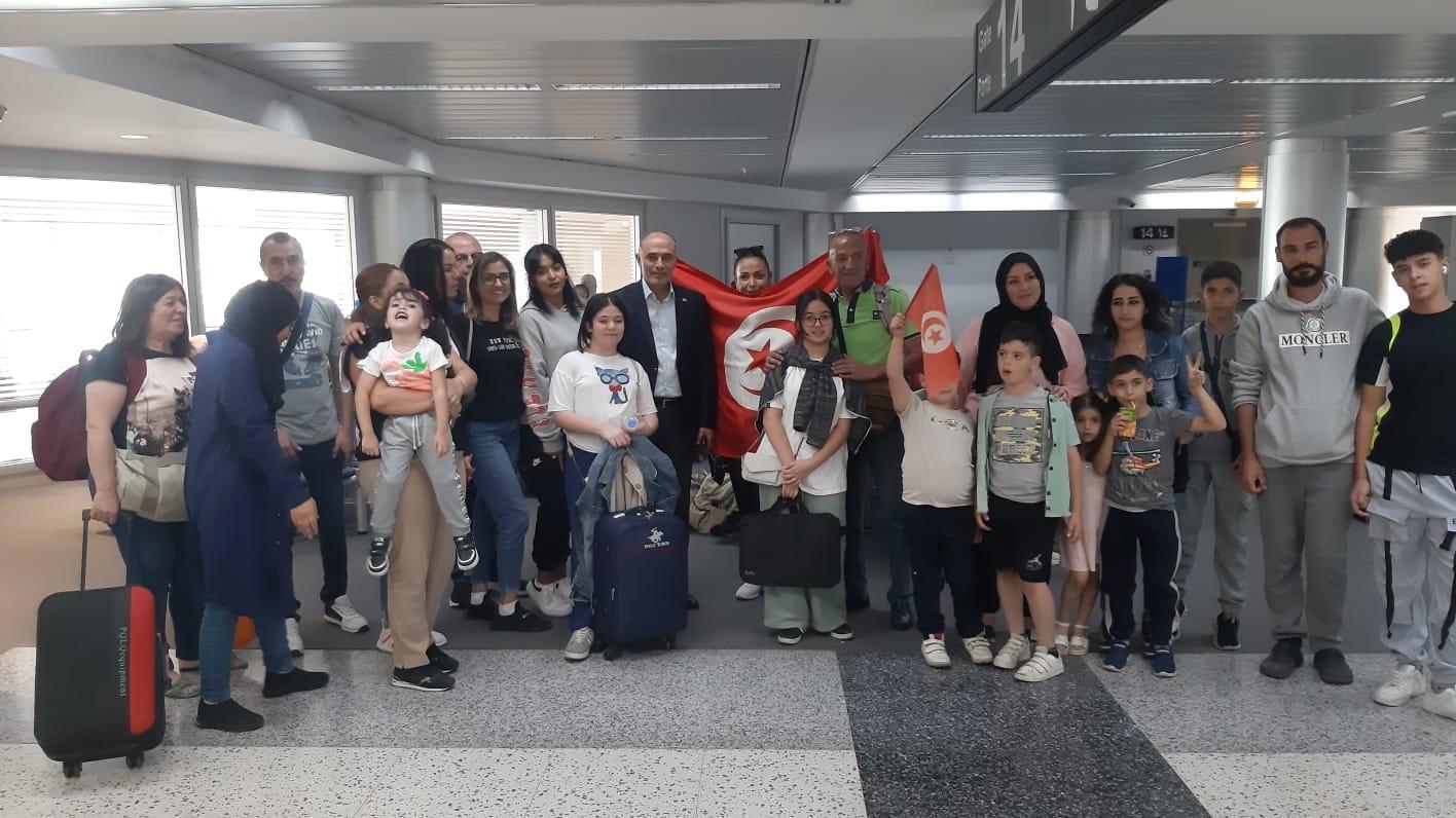 Crise au Liban: Un 3e groupe de 92 citoyens de retour en Tunisie [Photos]