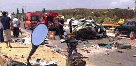 Tunisie – Kairouan : Un terrible accident de la route fait six morts dans un bilan...