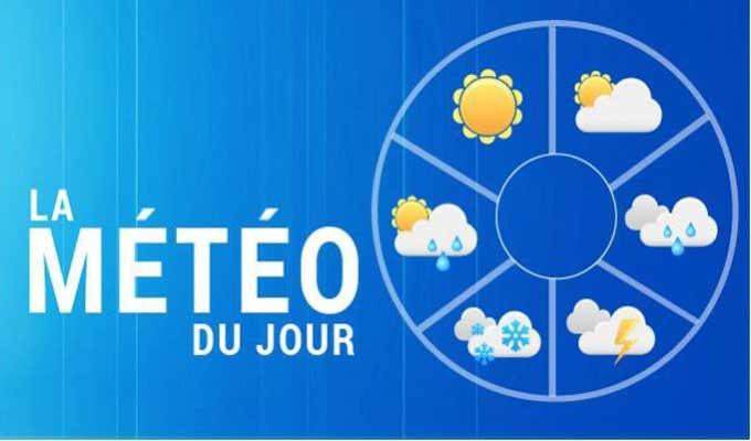 Temps nuageux avec des averses possibles et vents forts en Tunisie
