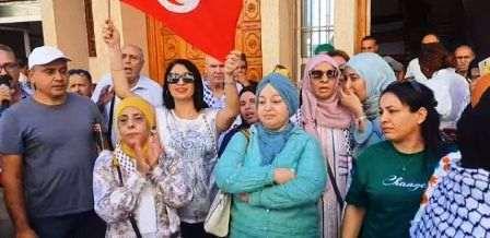 Tunisie – Sfax : Marche pacifique en commémoration de l’anniversaire du « déluge d’Al Aqsa »