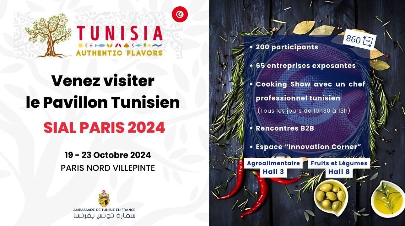 Le Pavillon Tunisien au SIAL 2024 : 71 exposants pour valoriser l’excellence de l’agroalimentaire tunisien