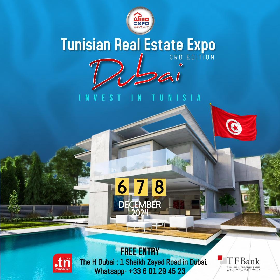 Le salon de l’immobilier tunisien revient à Dubaï du 6 au 8 décembre 2024