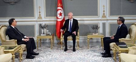 Tunisie – Saïed s’entretient avec les présidents des deux chambres parlementaires