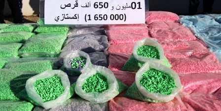Algérie : VIDEO: Un record en Afrique : Saisie d’un million et 650 mille comprimés d’ecstasy