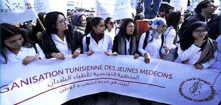 Tunisie – Echec de la séance de négociation :Les jeunes médecins maintiennent leur décision de grève...