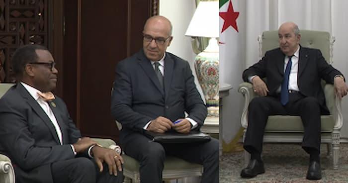 Algérie: Le président de la BAD Akinwumi Adesina chez Abdelmadjid Tebboune