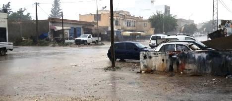 Tunisie – Le Kef cet après midi : Pluies abondantes et importantes chutes de grêle