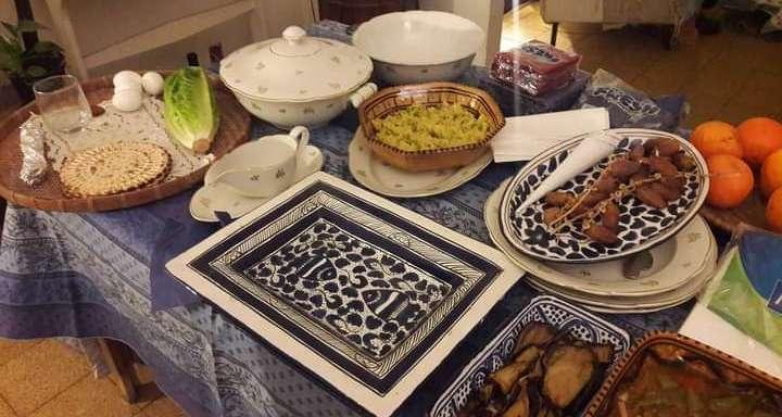 Dîner de Pessah dans une famille juive tunisienne