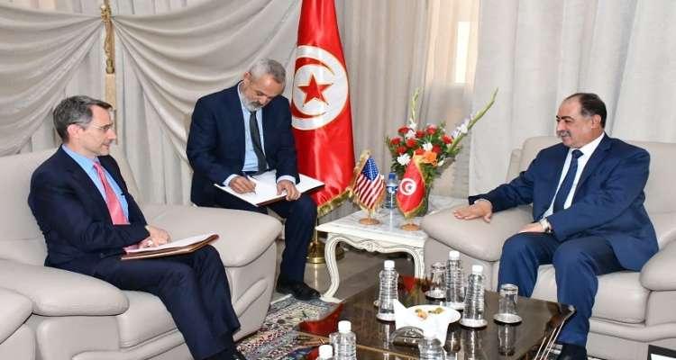 Le ministre de l’Intérieur reçoit l’ambassadeur US