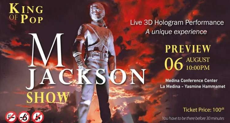 Michael Jackson Show en hologramme à Yasmine Hammamet