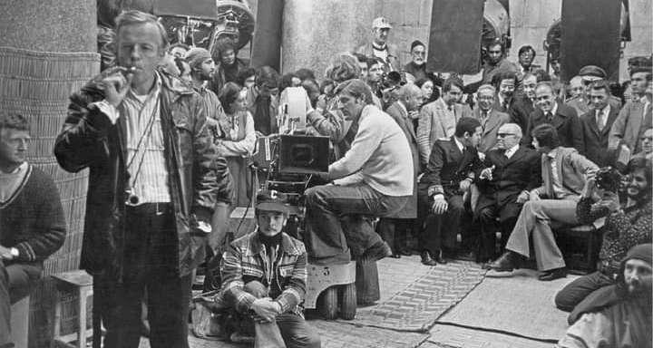 En 1975, Bourguiba sur le plateau du "Jésus" de Franco Zeffirelli