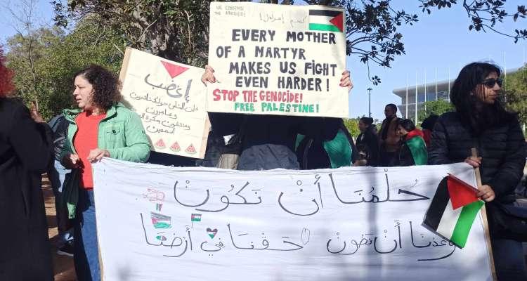 Des centaines de femmes manifestent à Tunis en soutien aux Palestiniennes