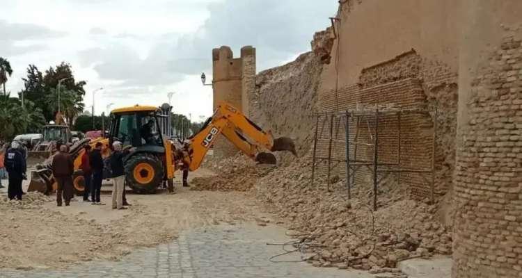 Effondrement d’une partie du mur de la médina de Kairouan : Ouverture de deux enquêtes