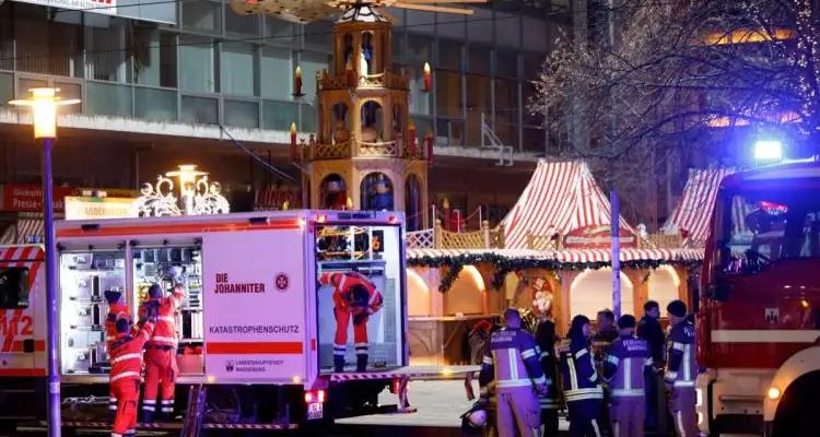 Allemagne : Une voiture-bélier fonce sur un marché de Noël, 2 morts et 68 blessés