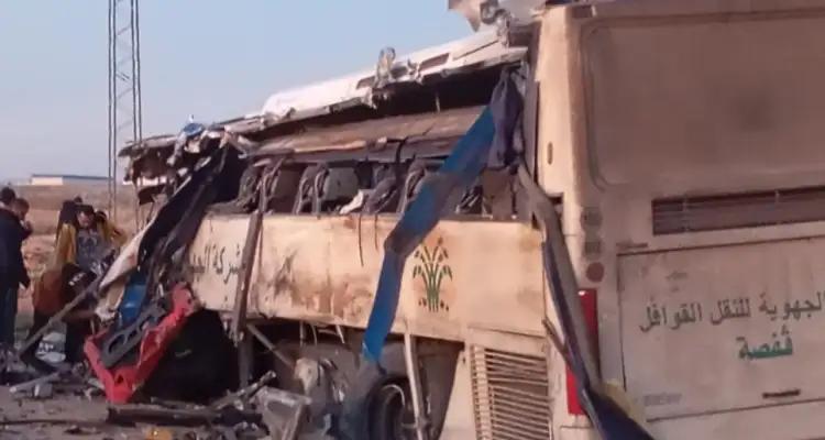 Tunisie - Gafsa : Six morts et neuf blessés dans une collision entre un camion et un bus