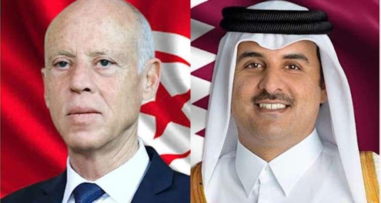 Entretien téléphonique entre Kais Saied et l'Emir du Qatar