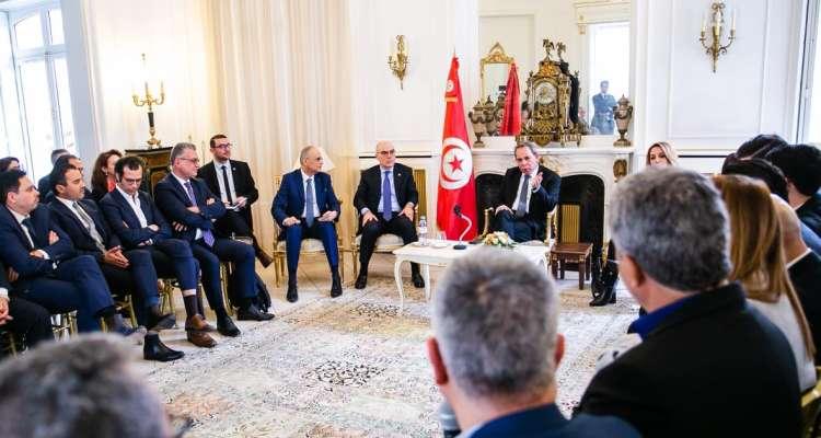 Ahmed Hachani rencontre des entrepreneurs tunisiens en France