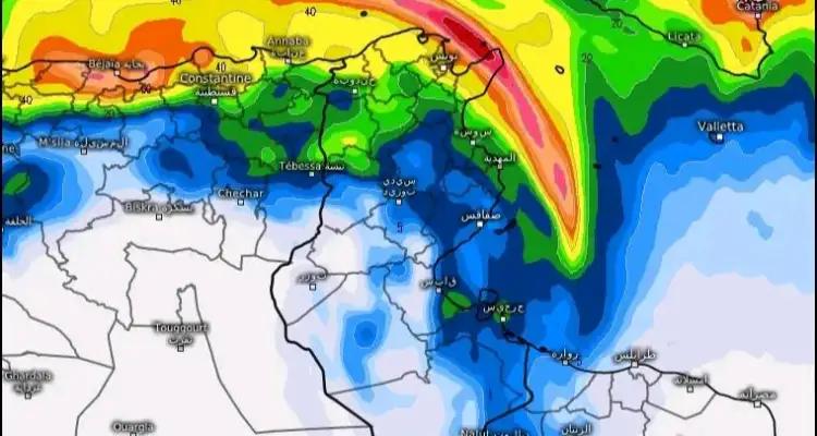 تونس: الوضعية الجوية إنذارية