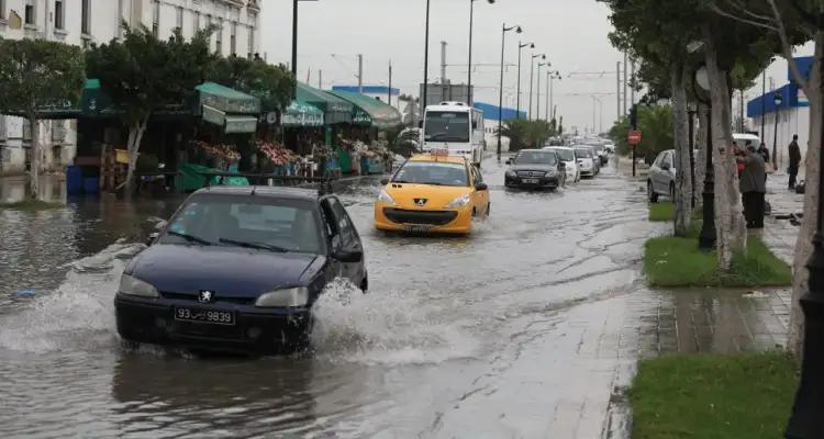 تونس: أمطار غزيرة مُنتظرة بعد ظهر اليوم