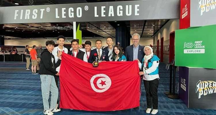 « First Lego League » : « Les champions de Haffouz » décrochent un premier Prix mondial