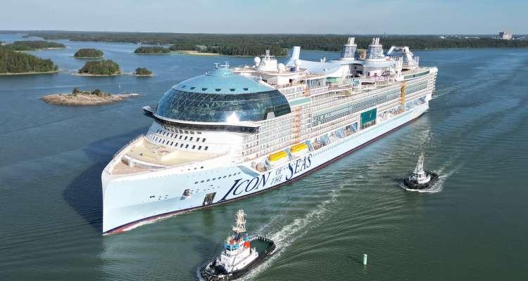 « Icon of the Seas », le plus gros paquebot du monde, voit le jour en Finlande !