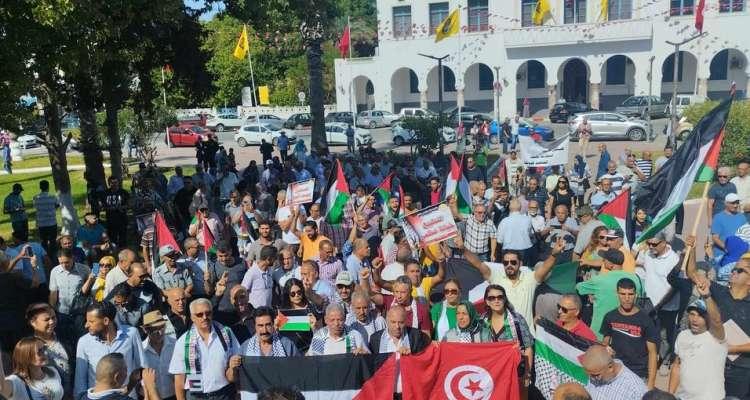 Tunis : Plusieurs manifestations de soutien à Gaza, l’ambassade US ferme ses portes !