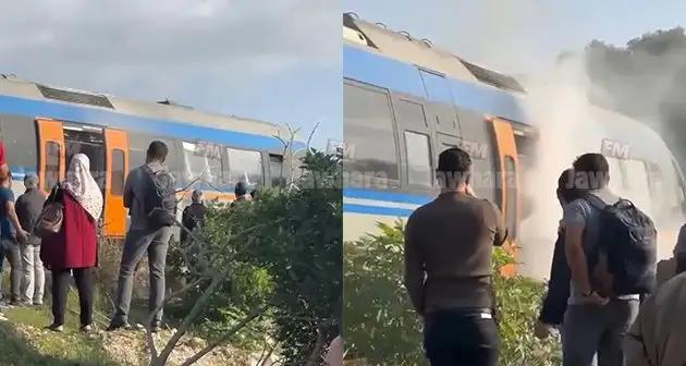 Le train Sousse – Tunis prend feu : Plus de peur que de mal