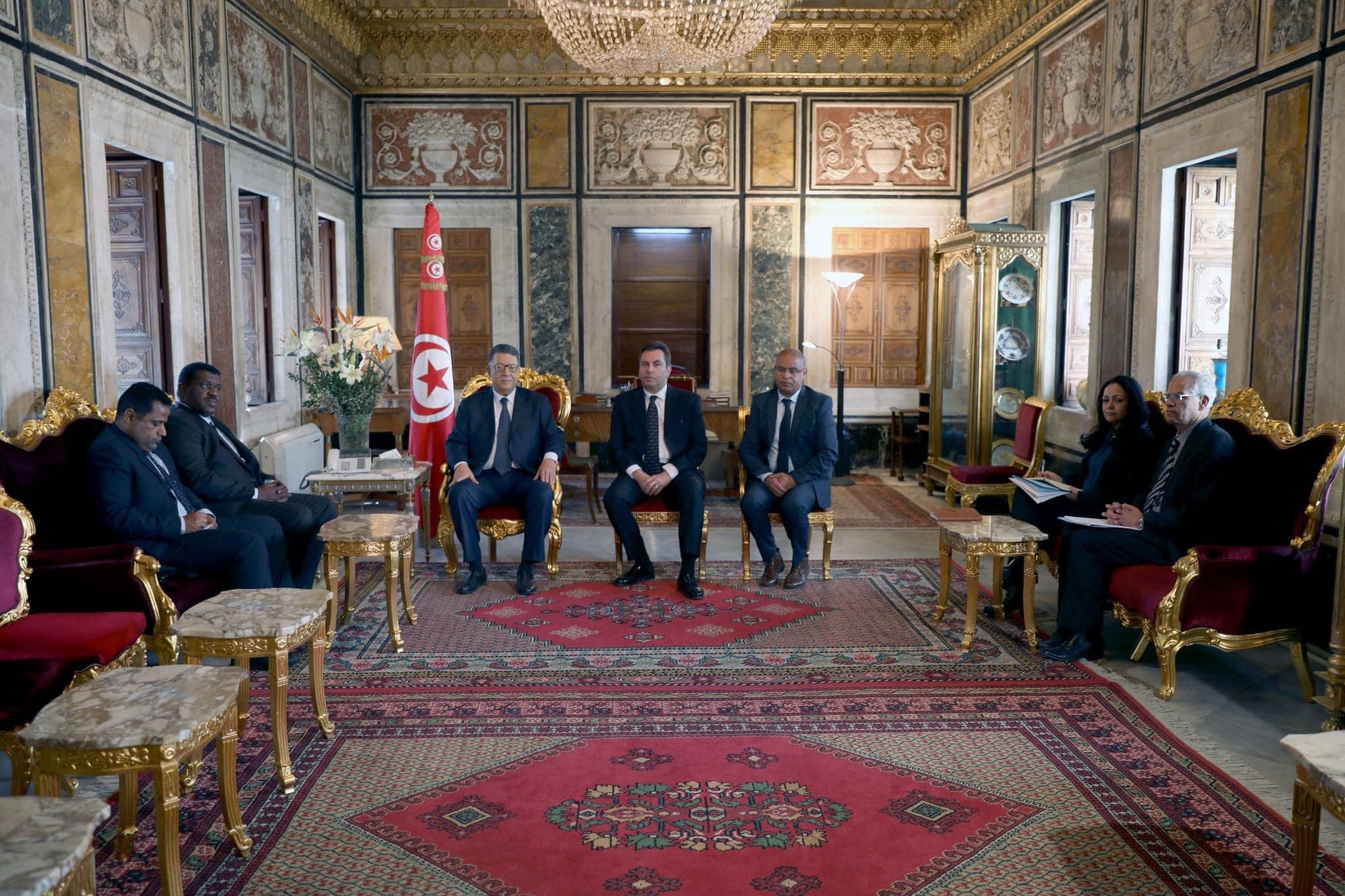 بودربالة يستقبل عضوا بمجلس النّواب اللّيبي و بالبرلمان العربي