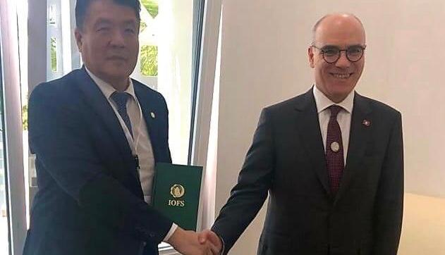 وزير الخارجية يلتقي مدير عام المنظمة الاسلامية للأمن الغذائي