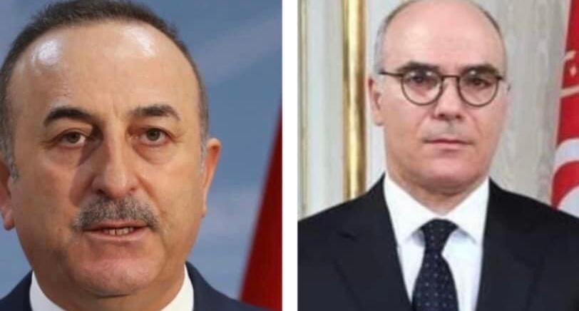 مكالمة هاتفية بين وزير الخارجية ونظيره التركي