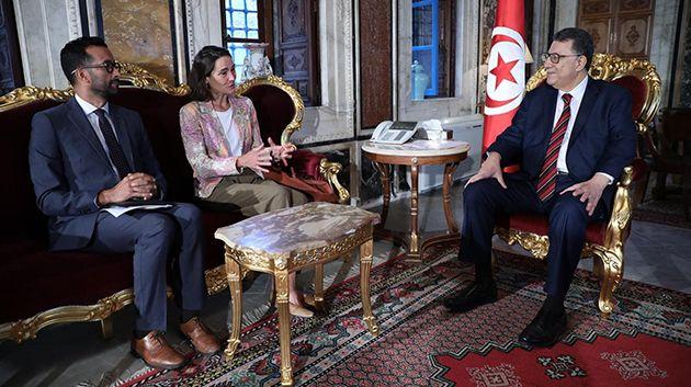 رئيس البرلمان يتحادث مع سفيرة مملكة هولندا بتونس