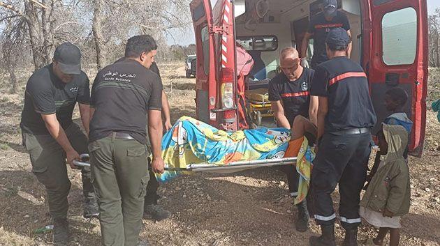 العثور على مهاجرة من جنوب الصّحراء كانت بحالة مخاضٍ في منقطة غابية بالقصرين