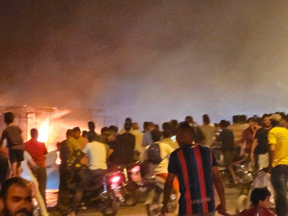 قفصة: حريق في محل لبيع البنزين