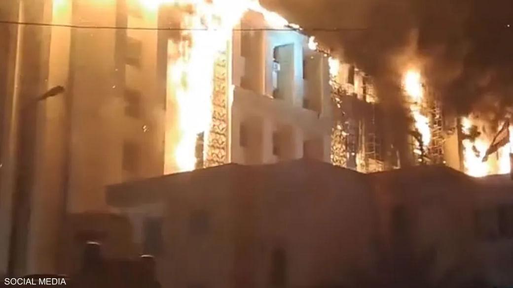مصر: اندلاع حريق هائل في مقر مديرية الأمن بمحافظة الإسماعيلية