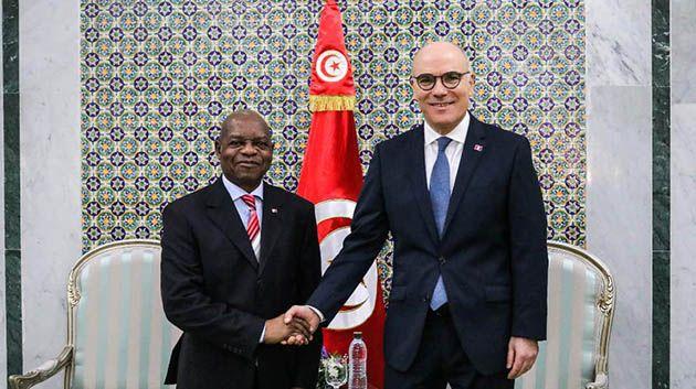 نبيل عمّار يلتقي سفير جنوب إفريقيا بتونس بمناسبة انتهاء مهامه